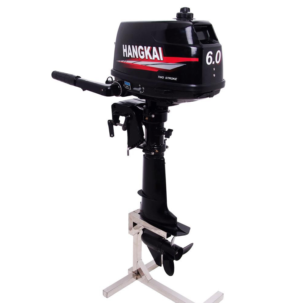 Motor de Popa Hangkai 6HP 2 Te - Fishing Boat Outboard Motor avaliação e preço