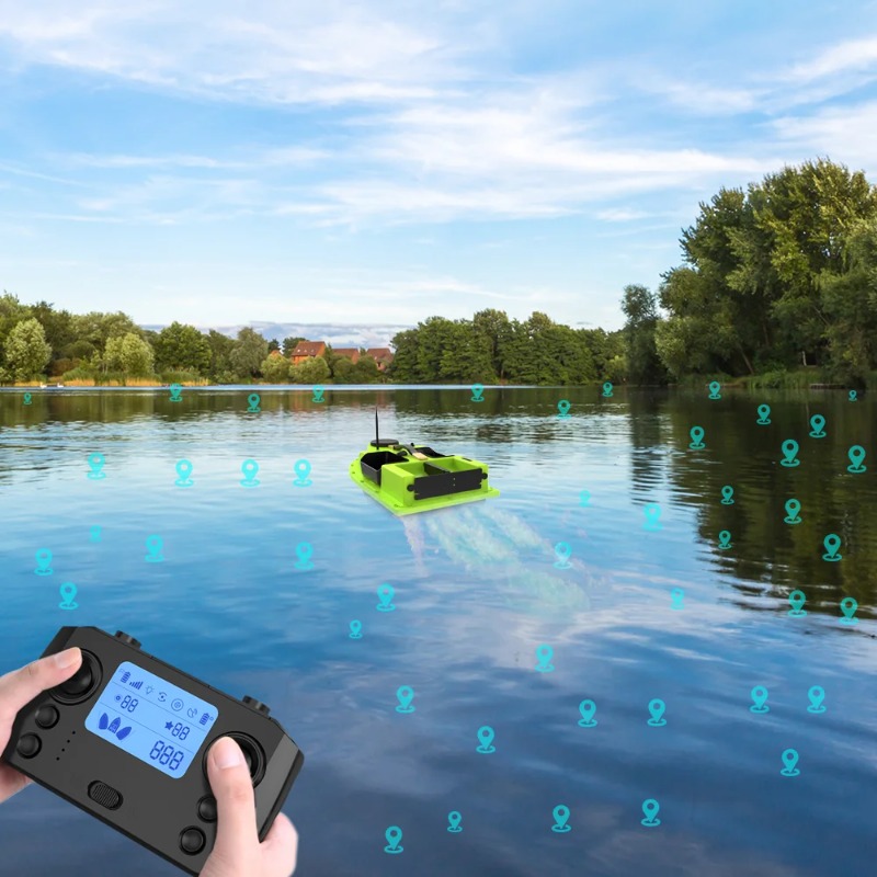 Barco de Isca RC D19 com GPS,  - Fishing Boat Gps avaliação e preço